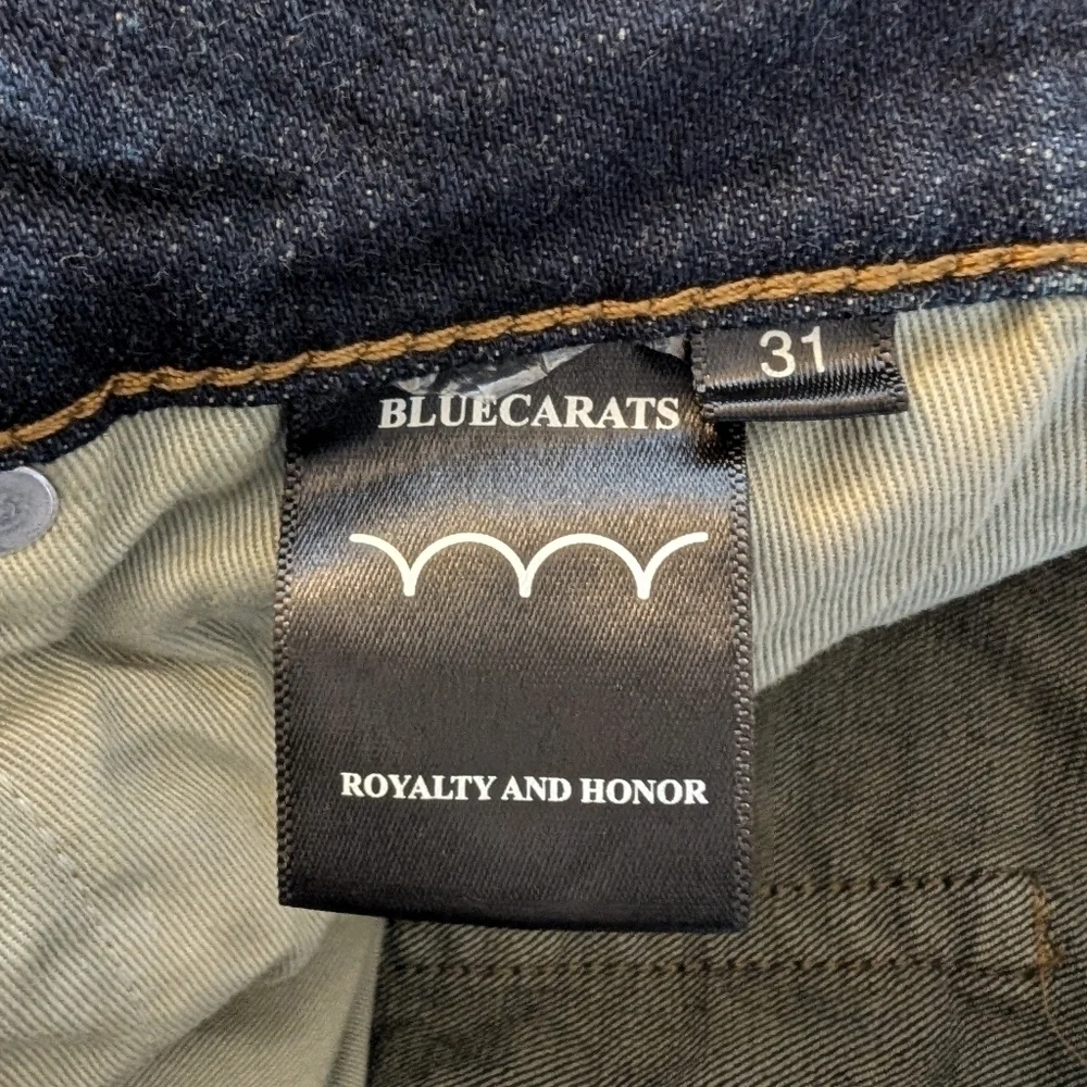 Bluecarats Men's Distressed Slim Fit Jeans SZ 31